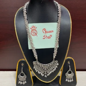 New Antique Desing Oxidized Jewellery Necklace Set For Women For Girls